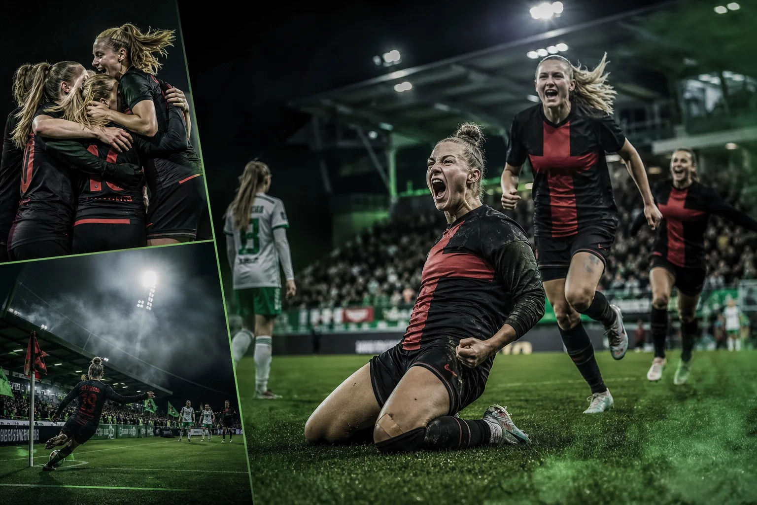 Titelbild: Bayer 04 Women drehen 3:2 gegen Werder Bremen im Ulrich Haberland Stadion