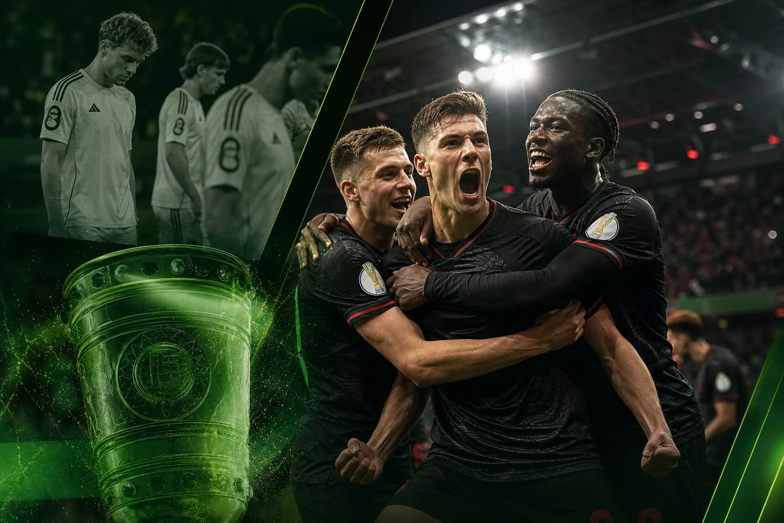 Titelbild: Bayer Leverkusen dreht 0:2-Rückstand und schlägt 1. FC Nürnberg im DFB-Pokal