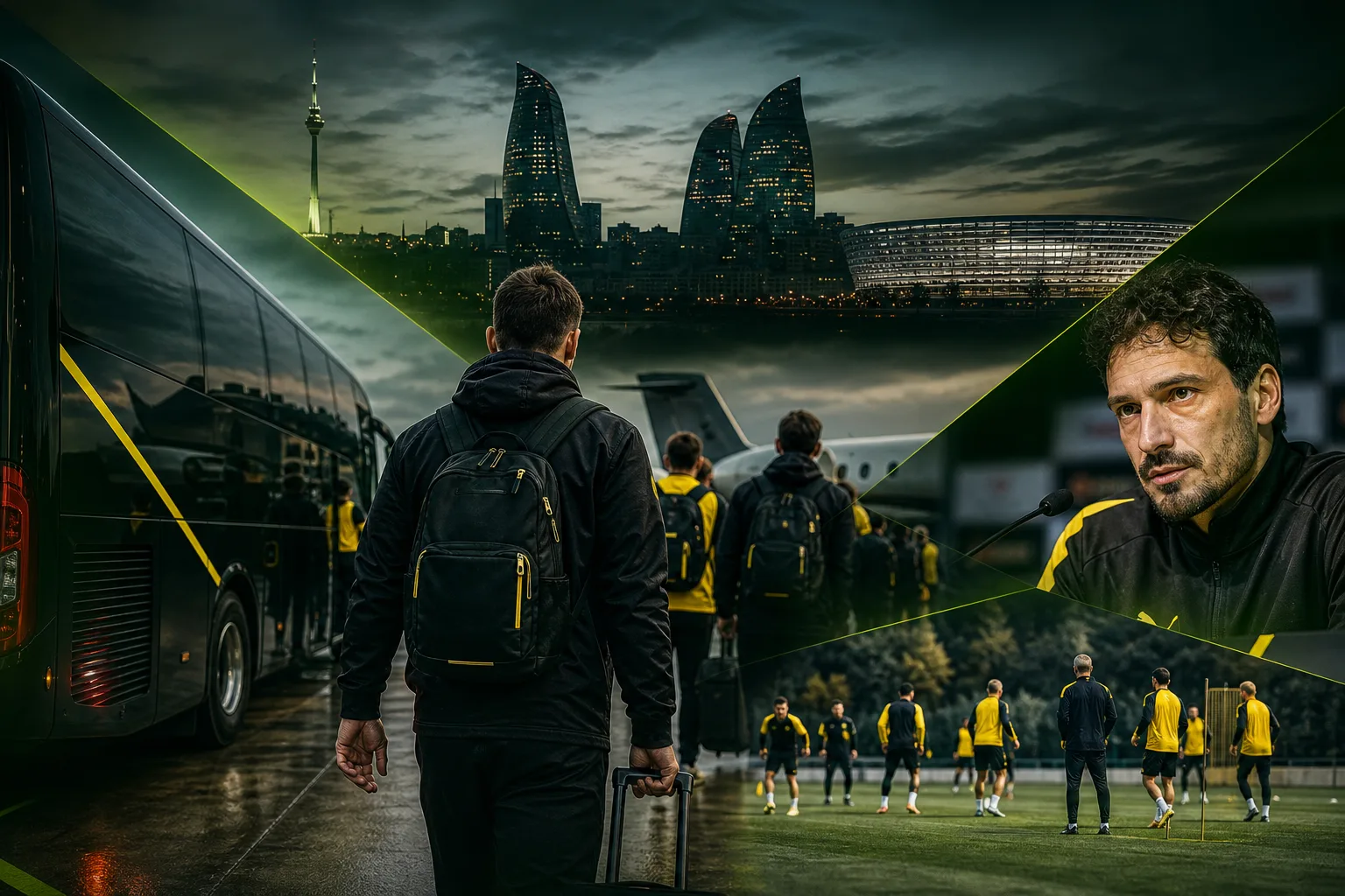 Titelbild: Borussia Dortmund reist zur Champions-League-Partie nach Baku