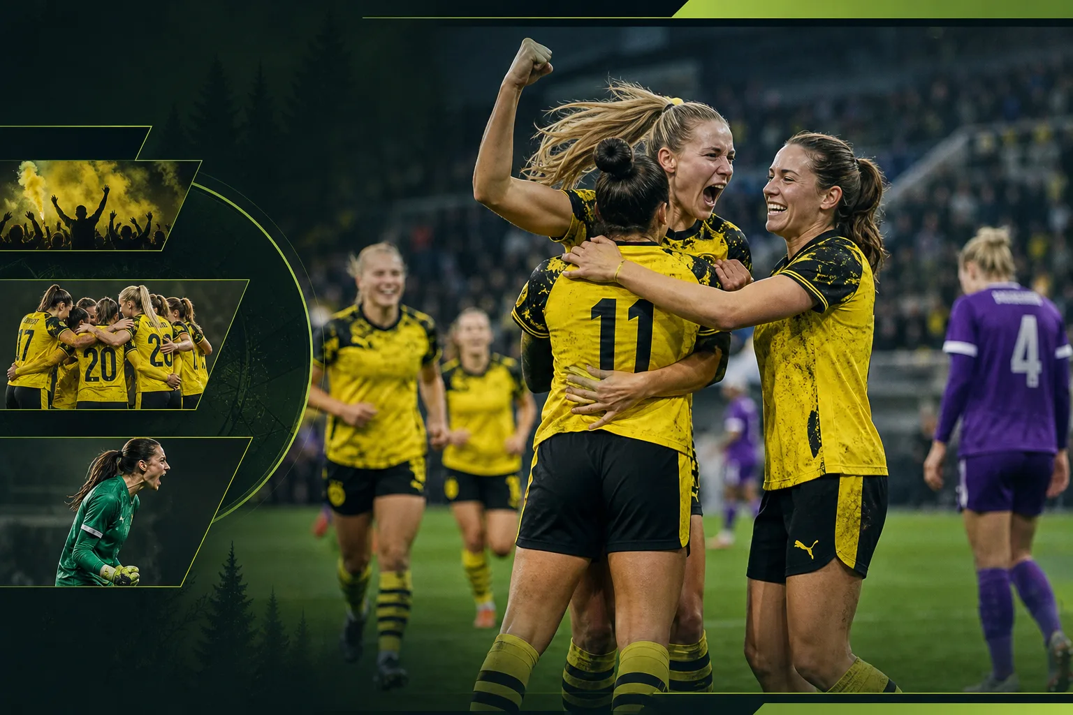 Titelbild: BVB‑Frauen feiern zehnten Sieg in Folge gegen SGS Essen U21