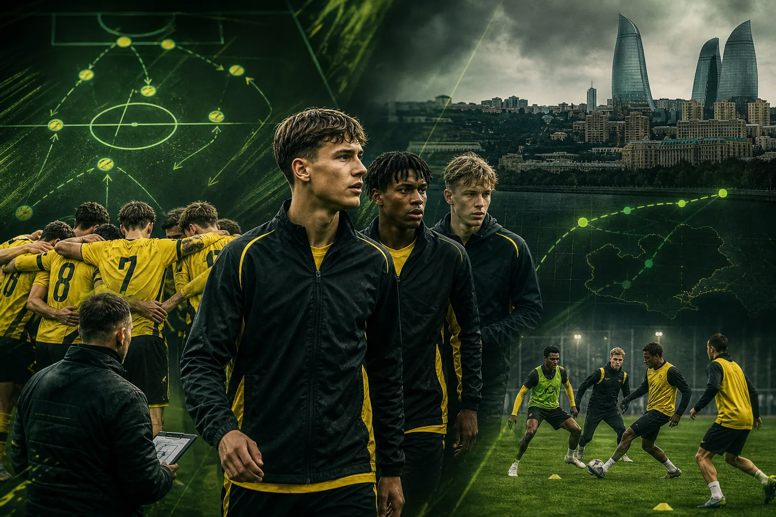 Titelbild: BVB‑U19 will in Baku nachlegen: Fokus auf drei Punkten gegen Sabah FC