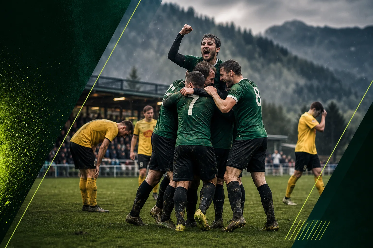 Titelbild: ASKÖ Raika Gosau gewinnt 5:3 gegen SV Aurach in der 2. Klasse Süd