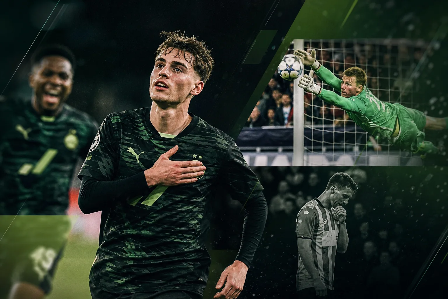 Titelbild: Brajan Gruda schießt RB Leipzig zum 1:0-Sieg gegen PSV Eindhoven