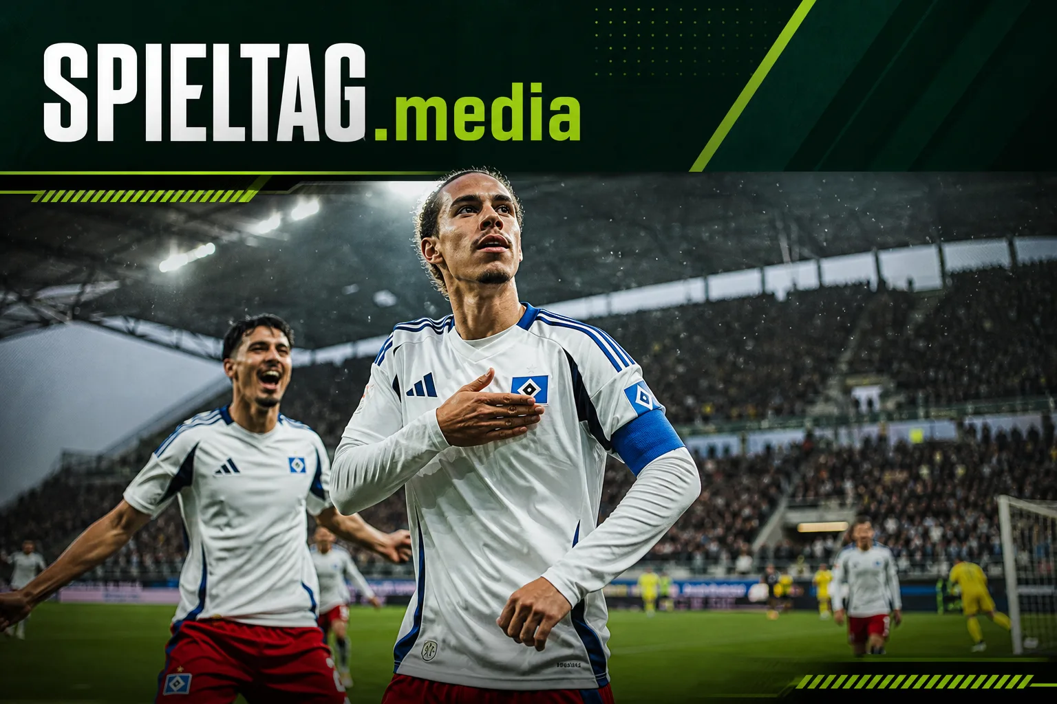 Titelbild: Hamburger SV schlägt 1. FC Köln 2:1 – Poulsen trifft und HSV feiert ersten Saisonsieg