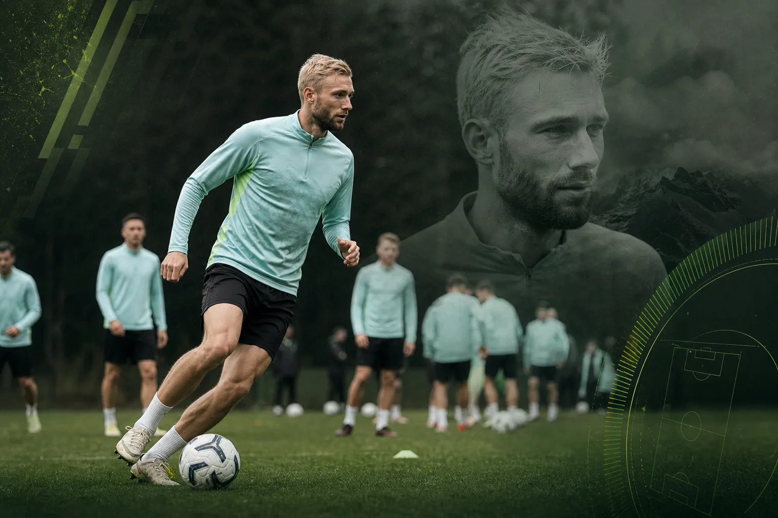 Titelbild: Konrad Laimer zurück im ÖFB‑Mannschaftstraining
