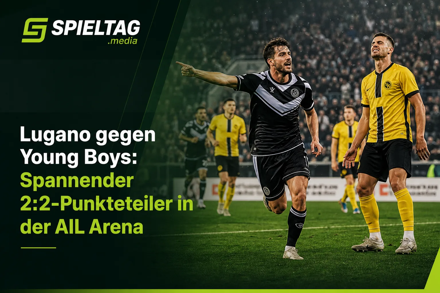 Titelbild: Lugano gegen Young Boys: Spannender 2:2‑Punkteteiler in der AIL Arena
