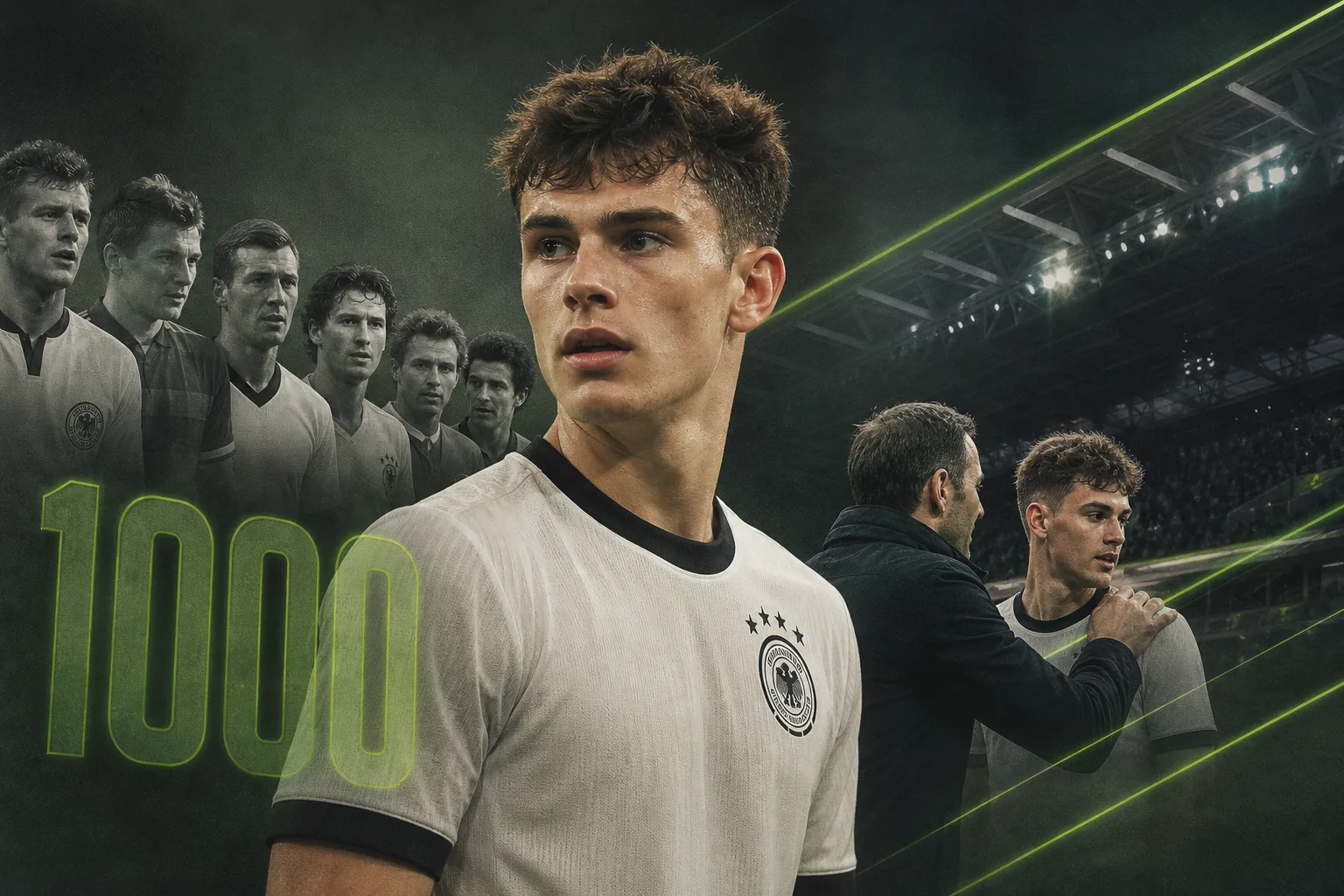 Titelbild: Mika Baur ist der 1000. Debütant der deutschen A‑Nationalmannschaft