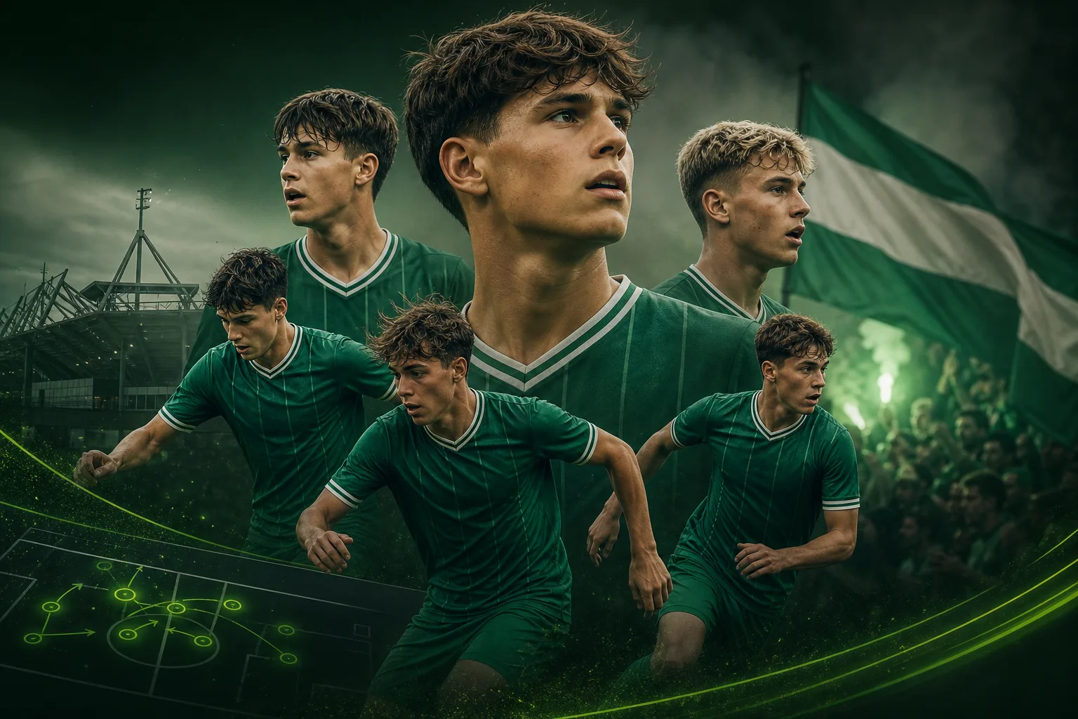 Titelbild: SK Rapid: Sechs Youngsters in ÖFB‑Nachwuchs‑Aufgeboten