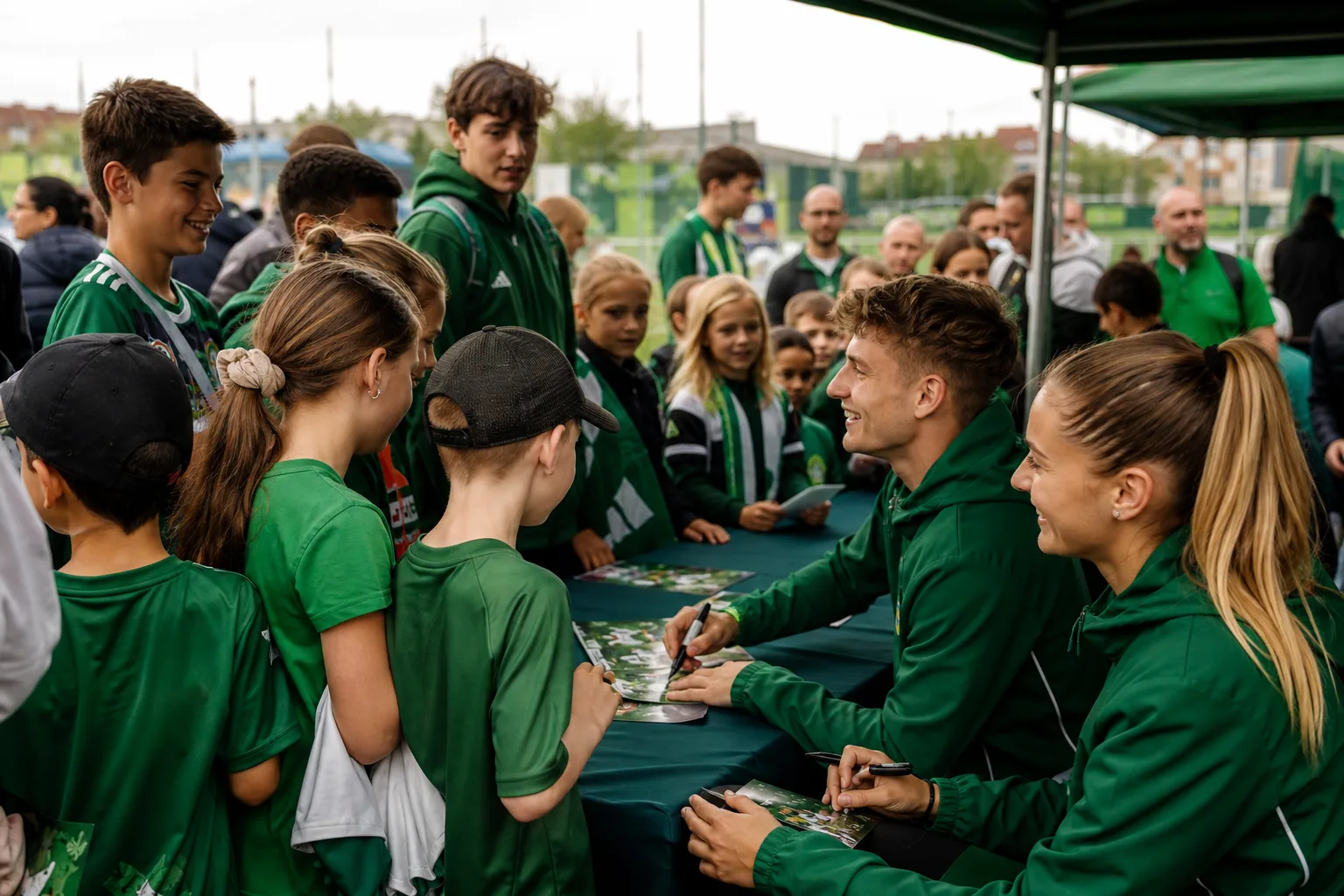 Titelbild: SK Rapid beim Bezirkssportfest am Red Star Platz
