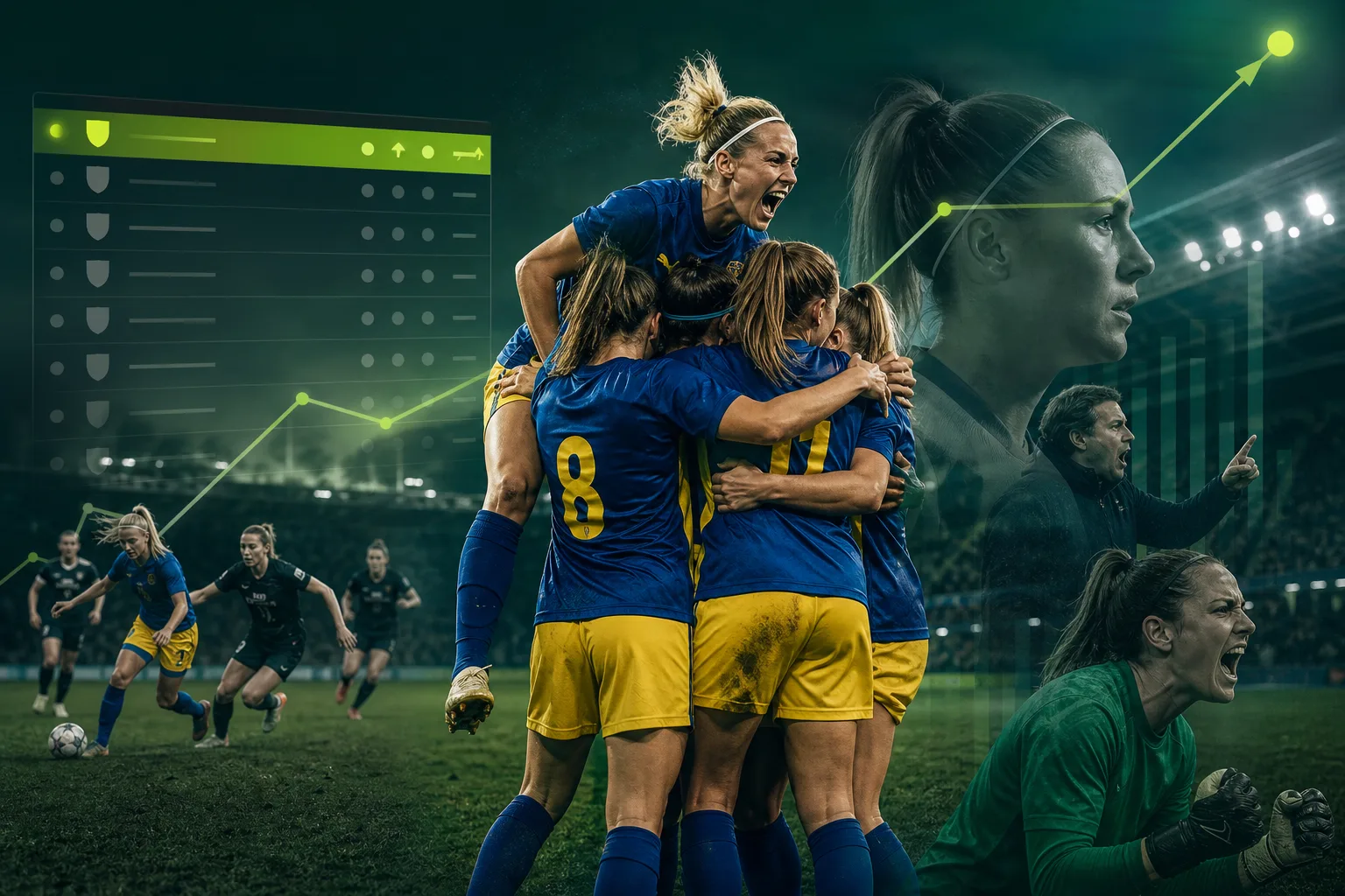 Titelbild: SKN St. Pölten erobert Spitze der ADMIRAL Frauen Bundesliga