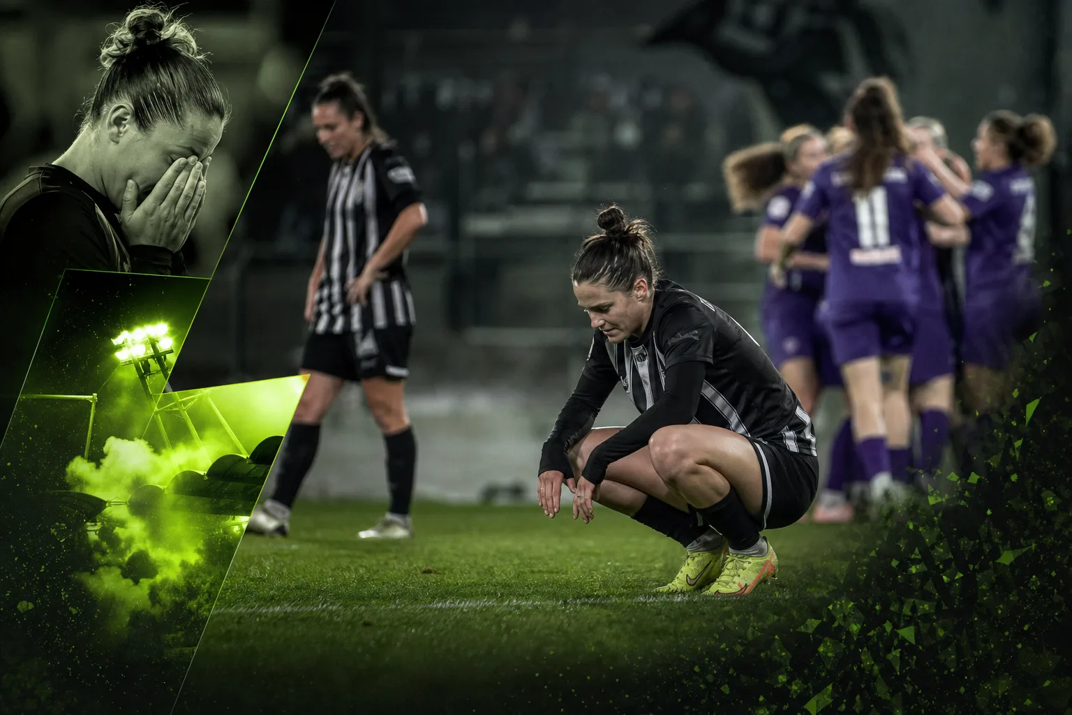 Titelbild: Sturm Graz Frauen unterliegen zuhause 0:2 gegen Austria Wien