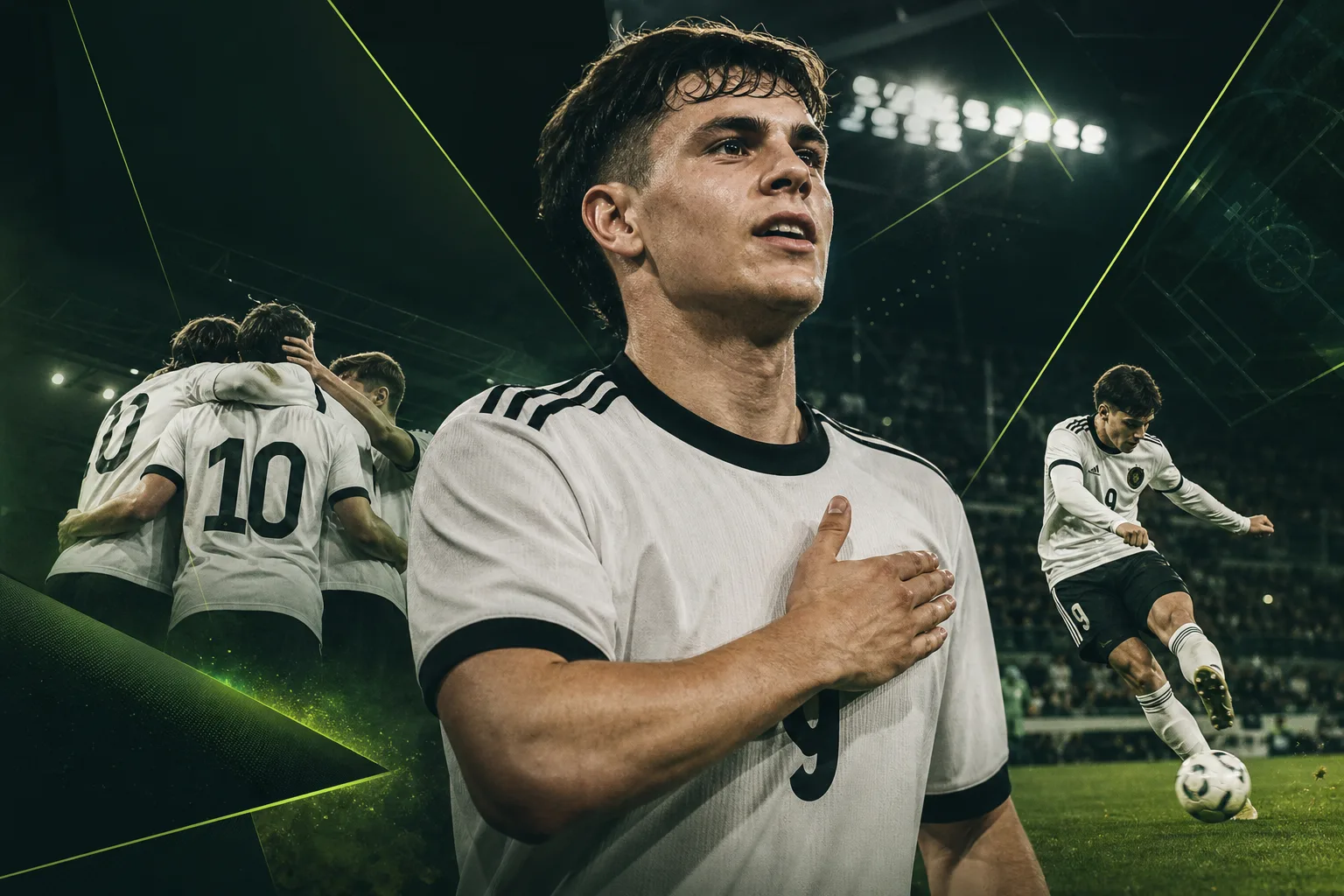 Titelbild: Pejčinović schießt deutsche U21 mit Doppelpack zur EM 2027
