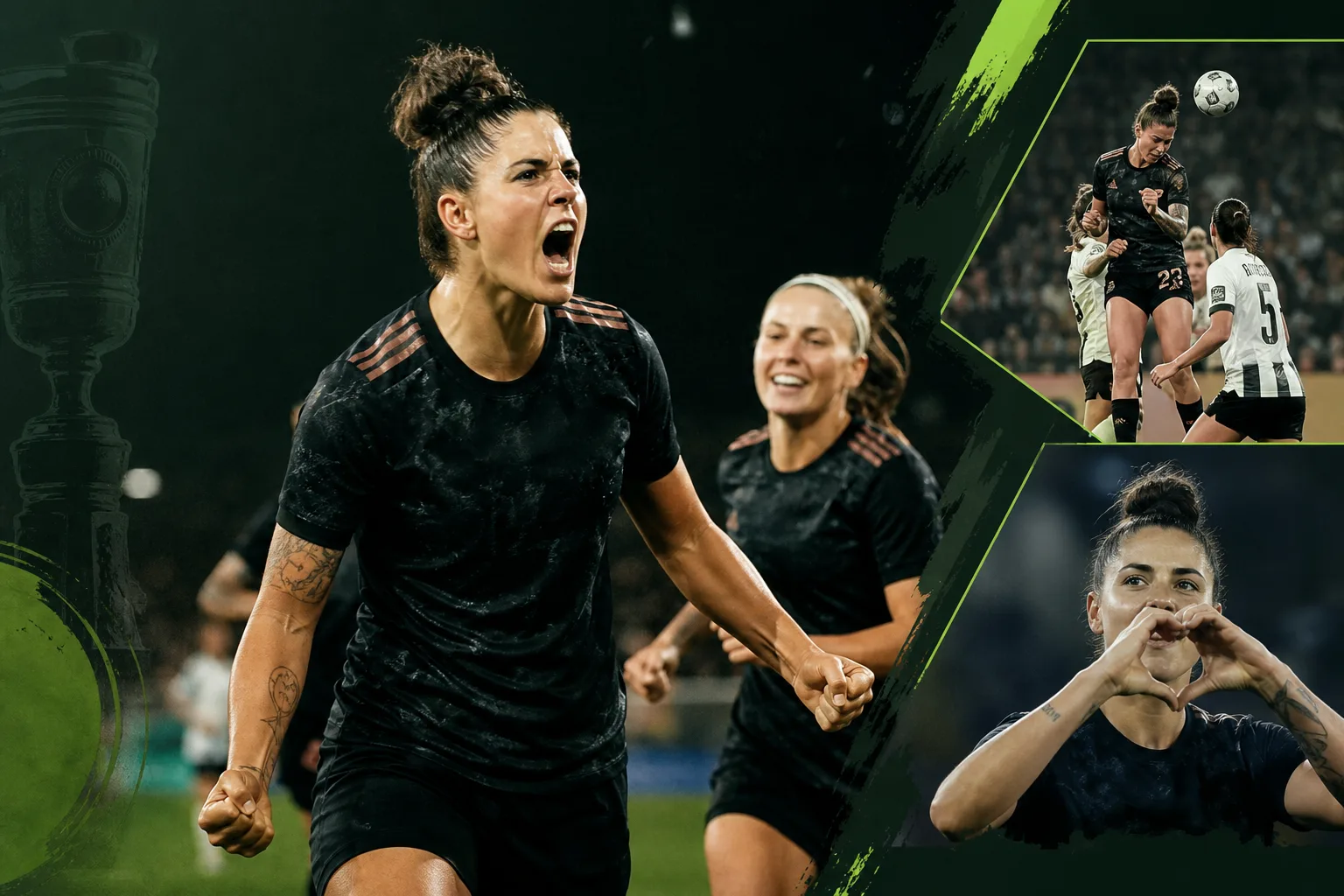 Titelbild: Gilles‑Doppelpack schickt FC Bayern Women ins DFB‑Pokal‑Achtelfinale