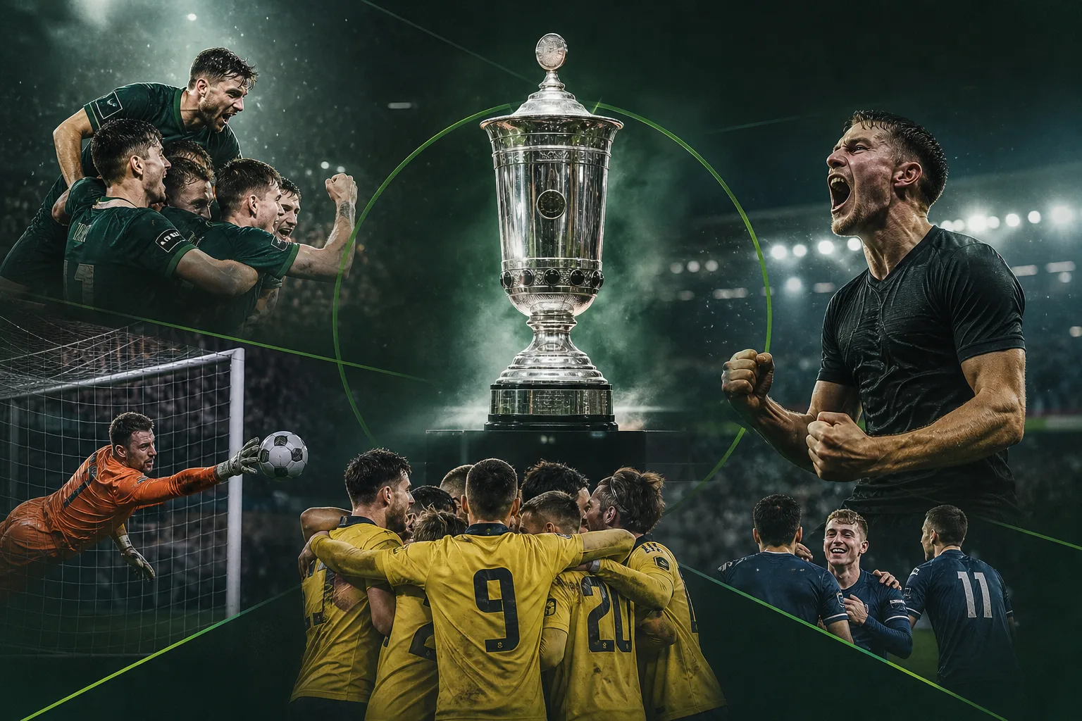 Titelbild: Noch 16 Drittligisten im Rennen um Plätze im DFB‑Pokal